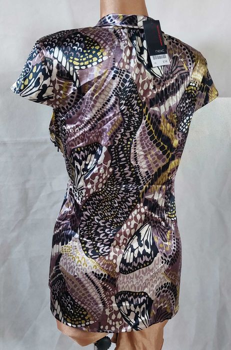 Nowa elegancka koszula bluzka satyna 18/46 44 next biurowa