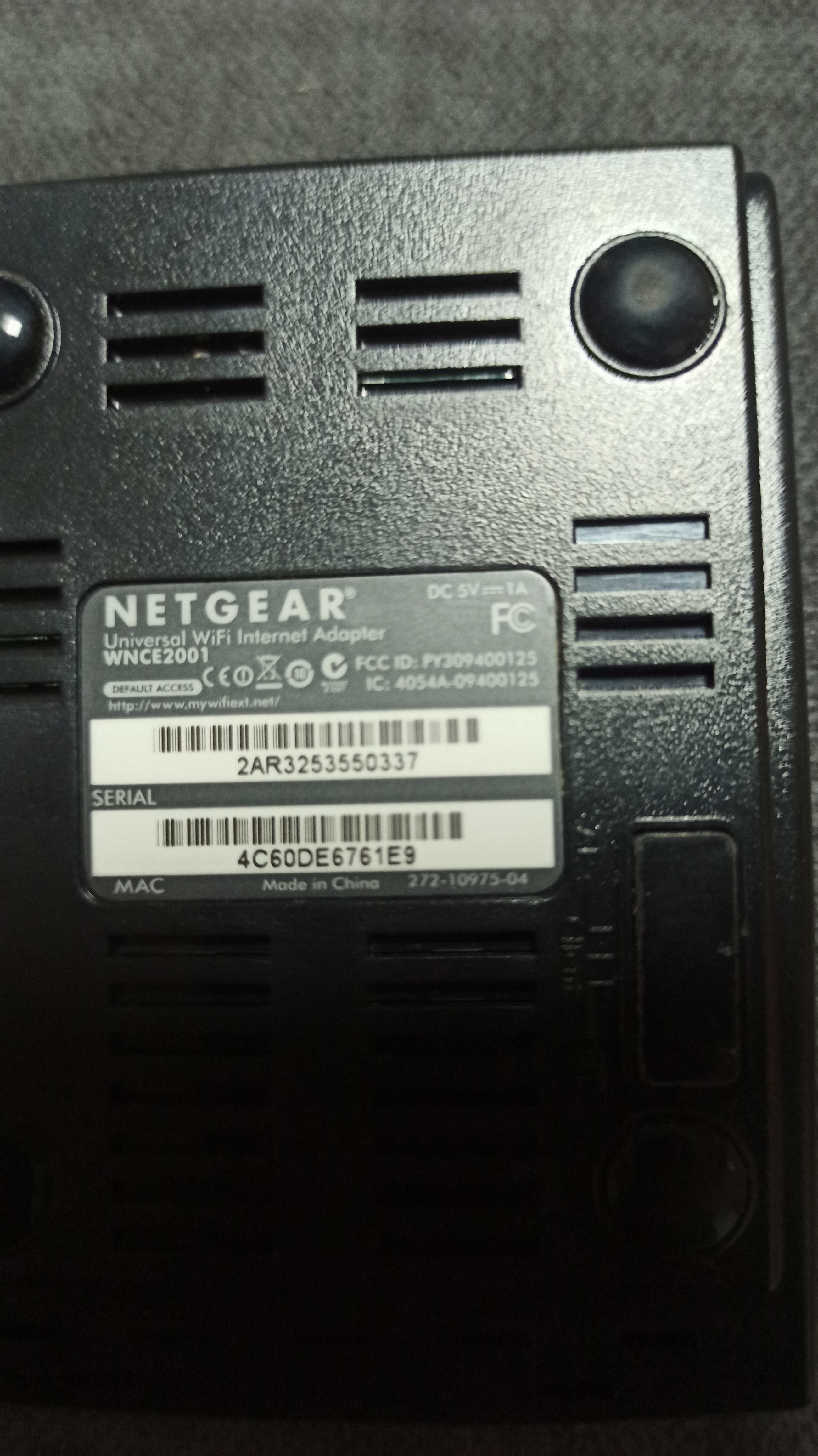 Wi-Fi Адаптер 802.11b/g/n Netgear WNCE2001 300 Мбит/сек ×1WAN