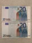 Notas 20 euros ano 2002 bom estado