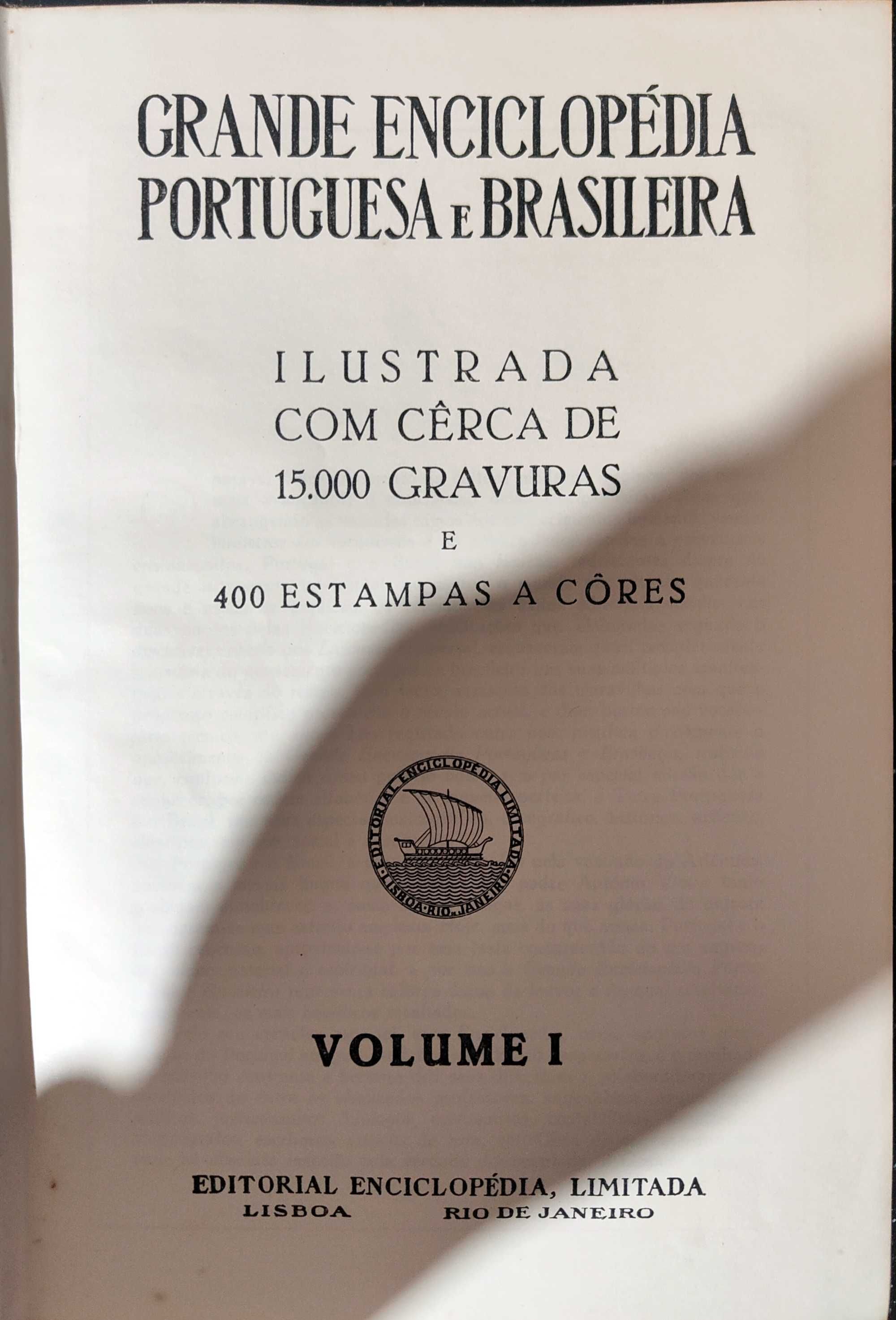 Grande Enciclopédia Portuguesa e Brasileira 21 Volumes