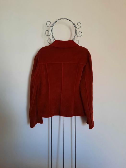 Casaco vermelho inverno