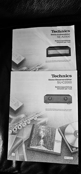 Technics SE-A2000, SU-C2000 przedwzm. końcówka mocy-instrukcje obsługi
