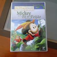 DVD Mickey e o Pé de Feijão Filme da Disney Dobrado EM PORTG Clássicos
