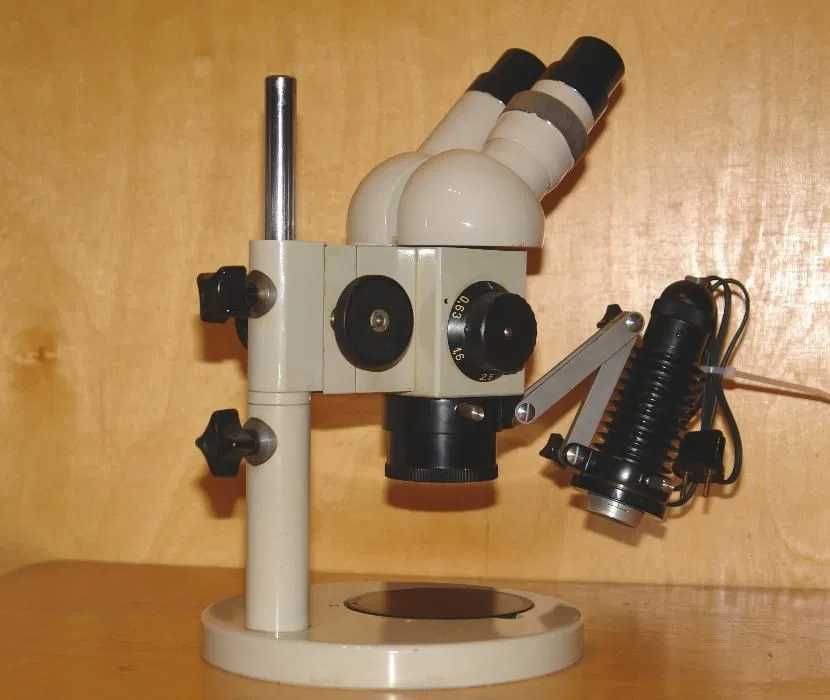 2 x Mikroskop stereoskopowy techniczny MST131 PZO Warszawa NOWY