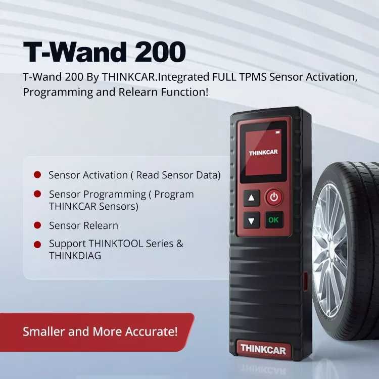 ThinkCar T-Wand 200 Diagnostico e Programação Válvulas TPMS (NOVO)