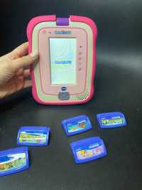 Детский планшет VTech InnoTab 3 + чехол + картриджи. розовий