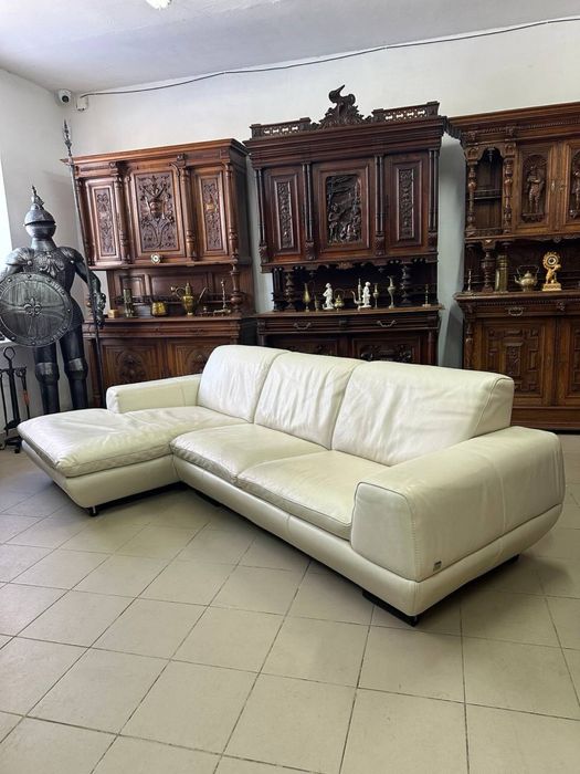 Шкіряний кутовий диван угловой кожа 6890 меблі з Європи