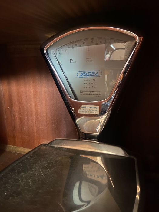 Balança branca de aluminio