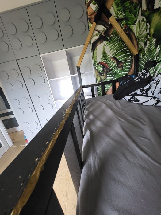 Łóżko dziecięce wysokie 180x80