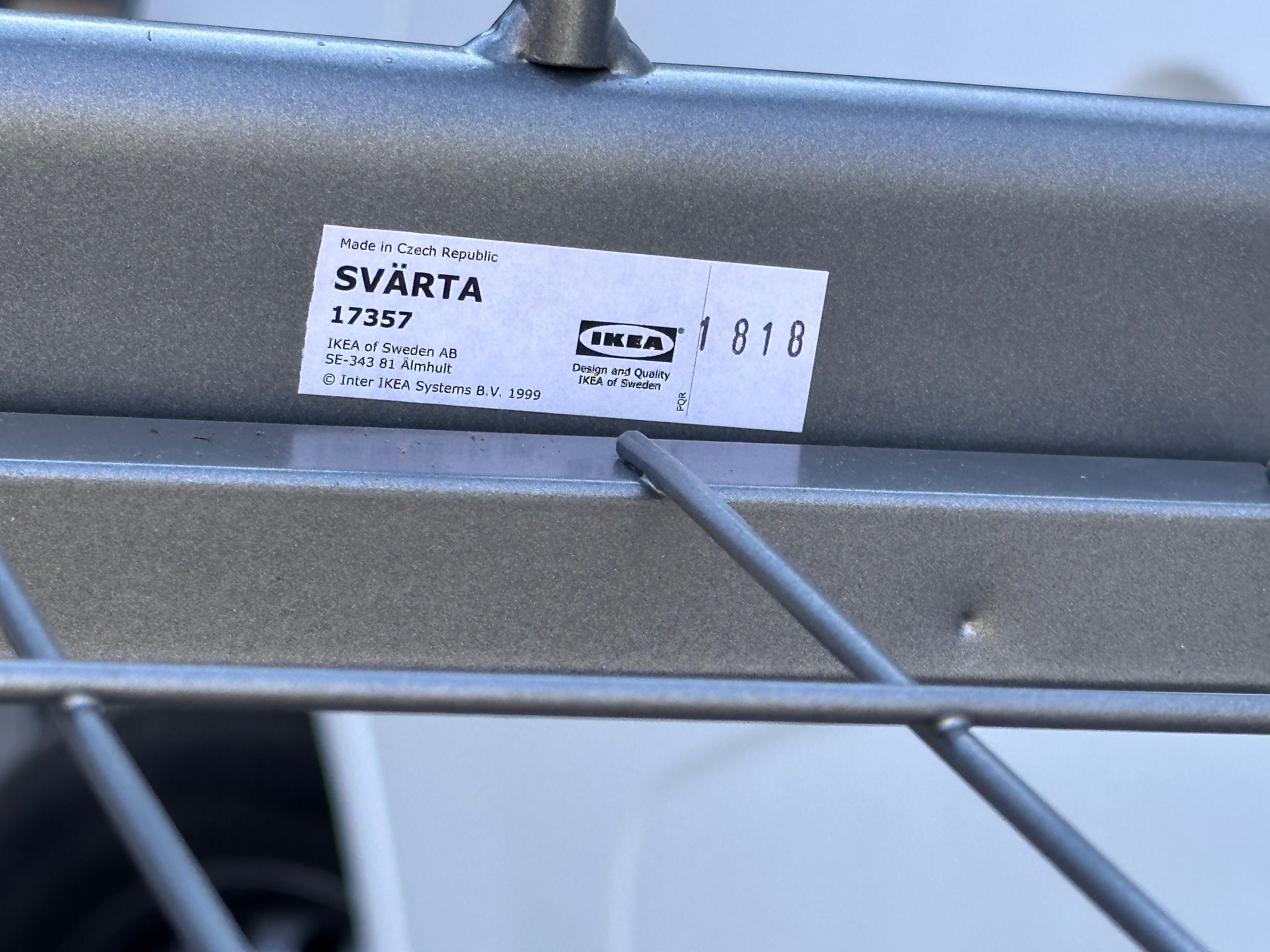 3 osobowe Łóżko piętrowe IKEA SVARTA