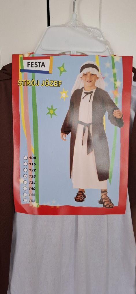 Strój sw. Józef rozmiar 128 - jasełka, karnawał