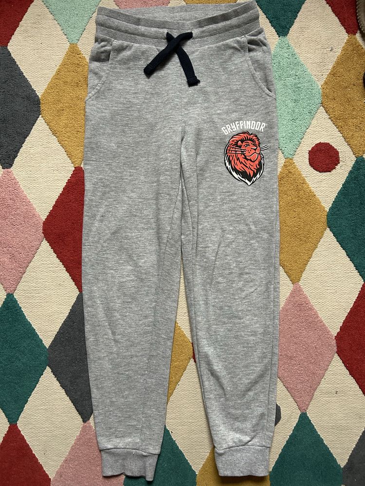 Spodnie dresowe Harry Potter 2 szt 134/140 stan bdb
