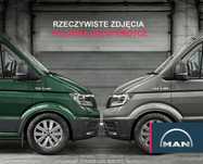 MAN TGE 3.180 4X2F SB  MAN Truck & Bus Polska oferuje pojazdy dostawcze Next Level