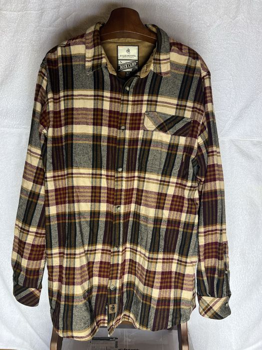 Legendary Whitetails Men’s Buck Camp Flannel Shirt
