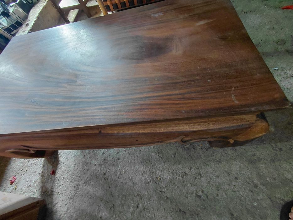 Mesa de centro rustica de estilo asiático