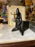 Escultura Bronze Modernista Assinada Portela 19 cm 2,100 Kg 2003