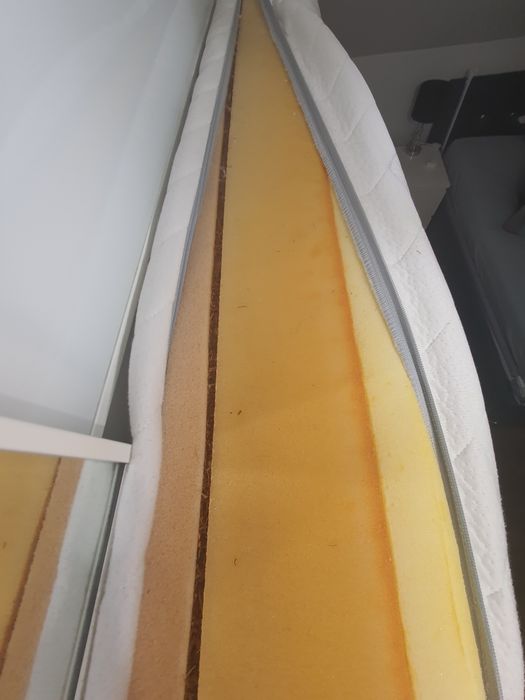 Materac piankowy , pianka Memory, Visco 3 strefy, kokos ,dwustronny