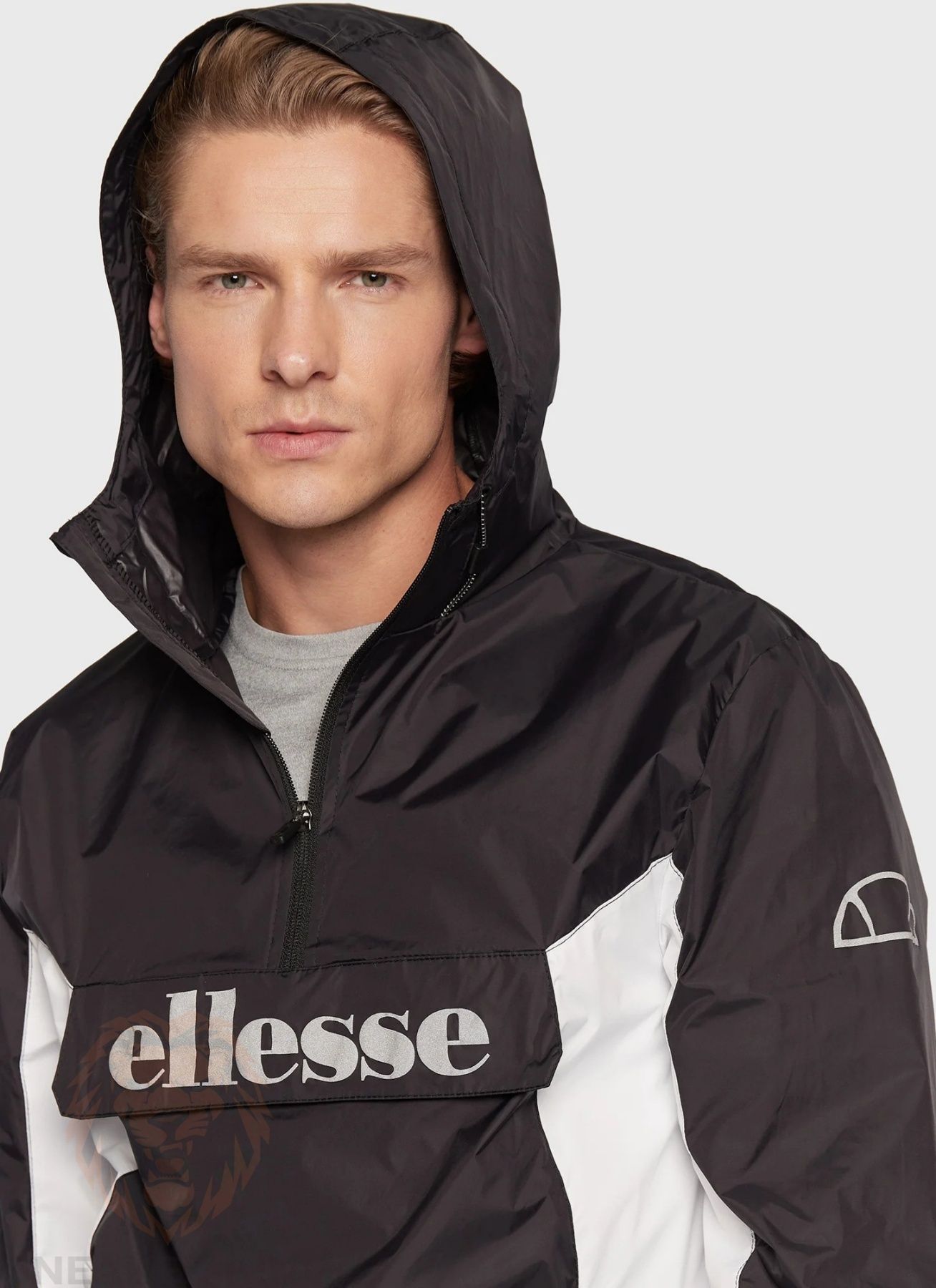 Куртка анорак Ellesse Aceras OTH Jacket Black/White.
Сезон весна-літо.