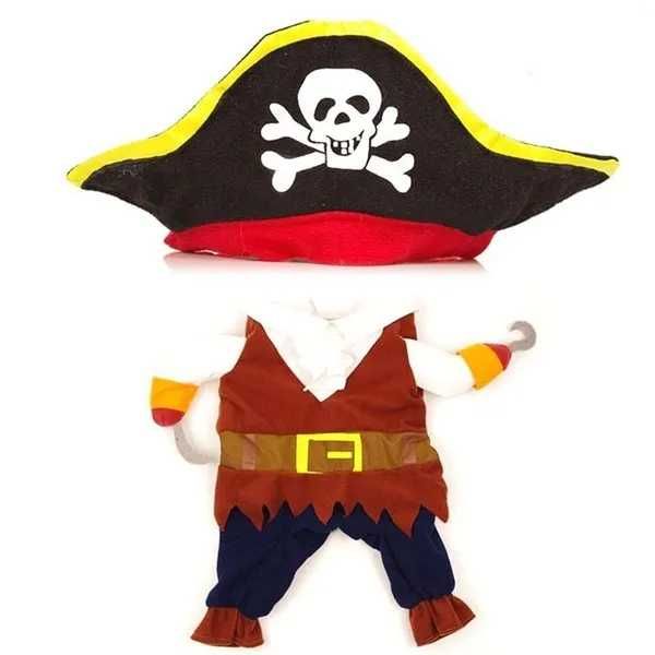 Traje de pirata para cão ou gato