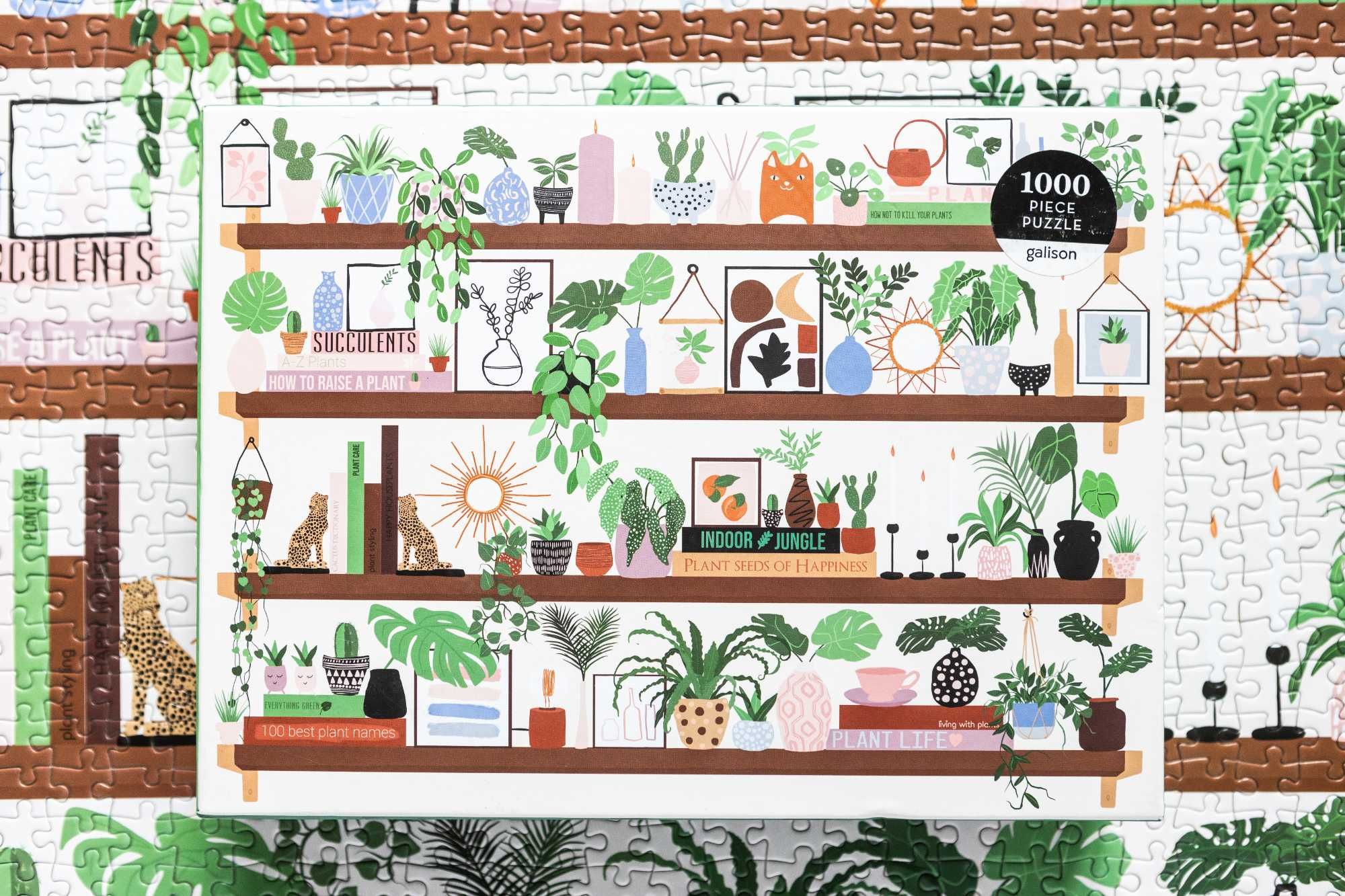 Puzzle Galison, Plant Shelfie 1000 el kompletne, rośliny
