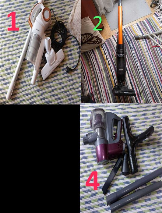 3 aspiradores diversas marcas