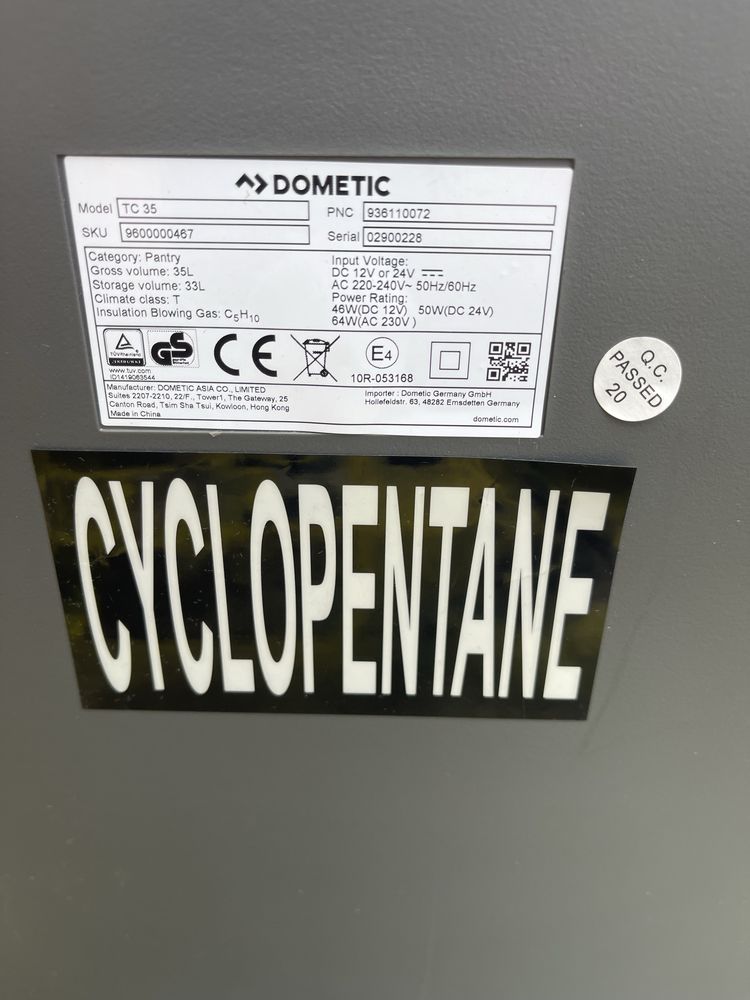 Lodówka turystyczna Dometic TC 35