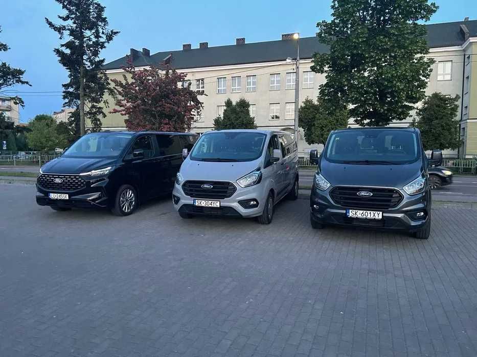 Ford tutrneo Custom NOWY MODEL 8-9 osób 250ZŁ bogata wersja