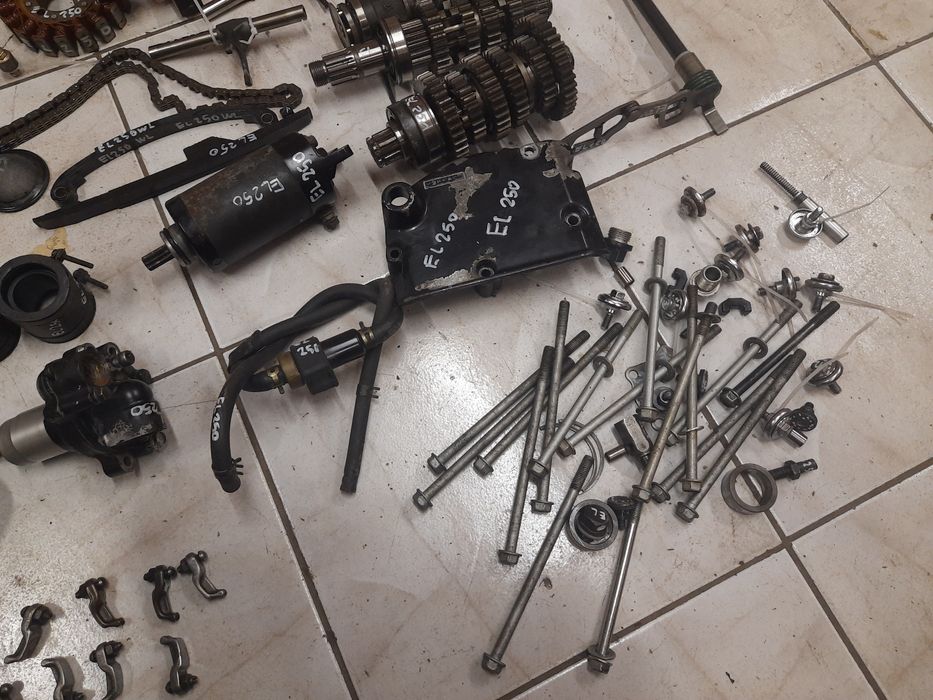 kawasaki EL 250 silnik części 252 en