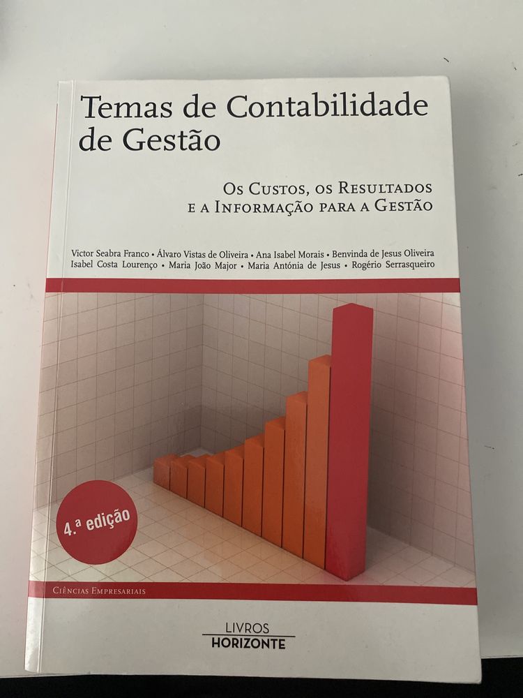 Contabilidade de gestão livro