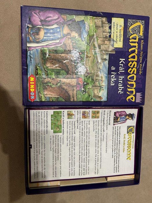 Доповнення до настільної гри Carcassonne: Граф Король і річка
оригінал