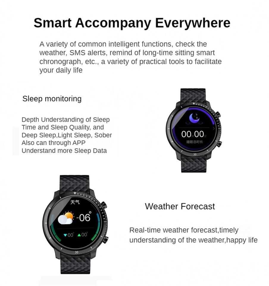 SmartWatch FT2/P20 kroki kalorie tętno ciśnienie O2 wiadomości PL.