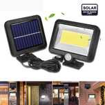 Dwie Lampa solarna z czujnikiem rucu i zmierzchu  LED Halogen