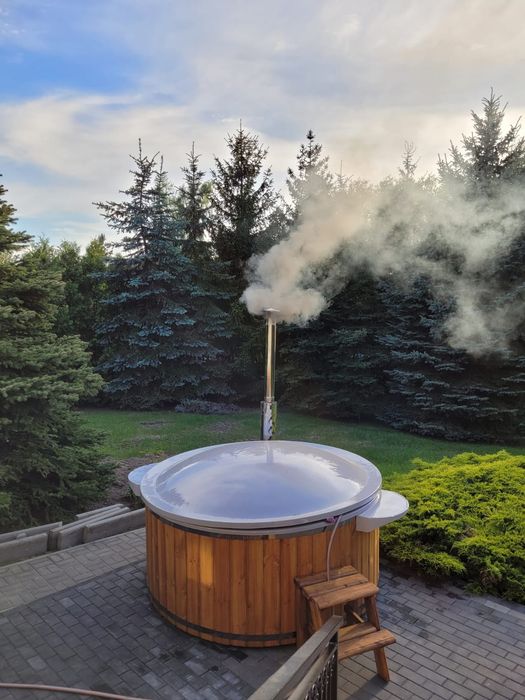 Balia ogrodowa 2m jacuzzi beczka sauna basen