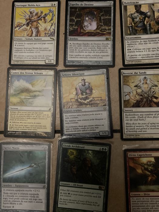 Cartas Incomuns, Raras e Miticas de Magic The Gathering