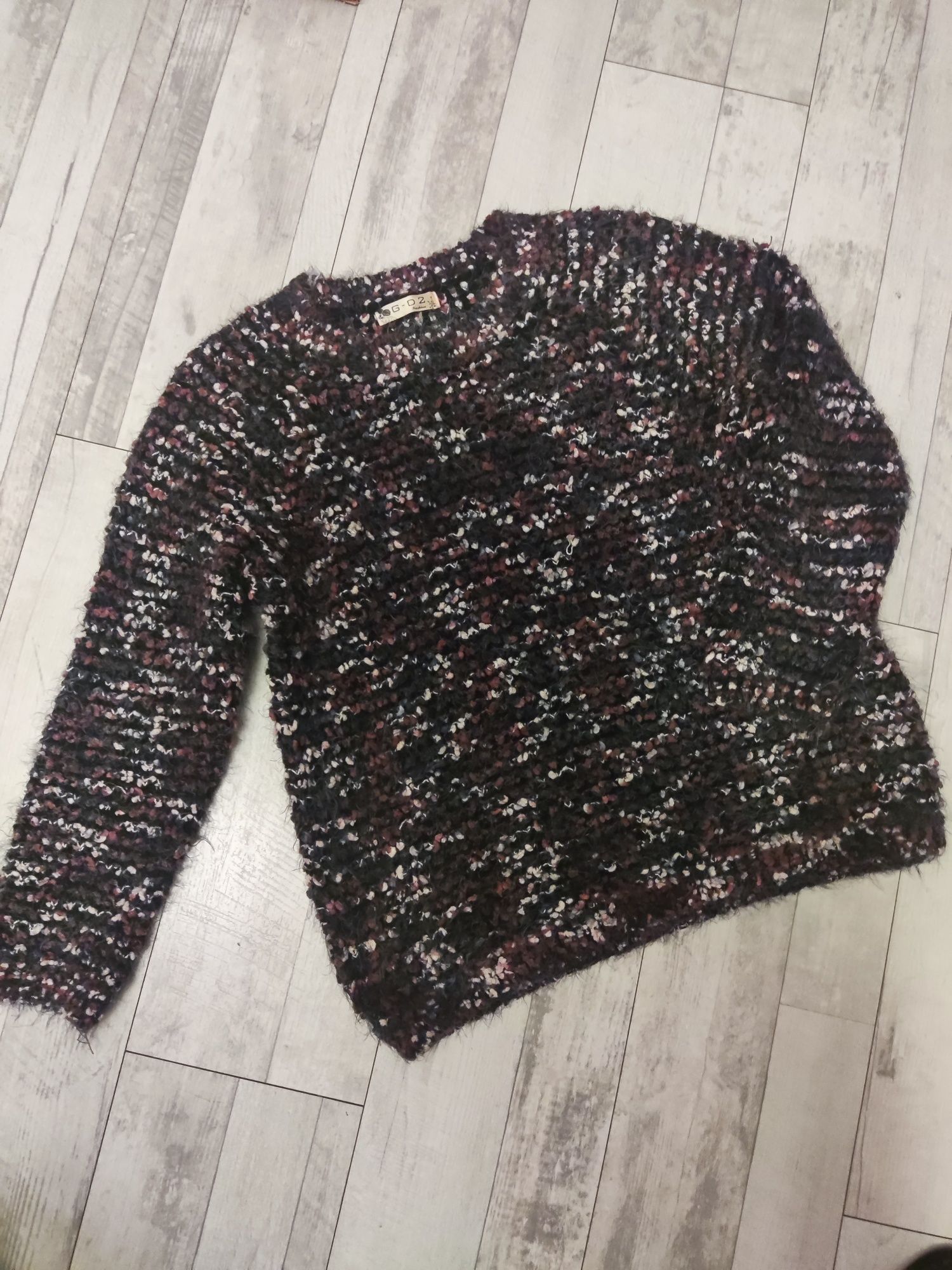 Sweter kolorowy Szachownica