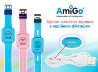 Дитячий телефон-годинник AmiGo GO002 Swimming Магнітна зарядка USB