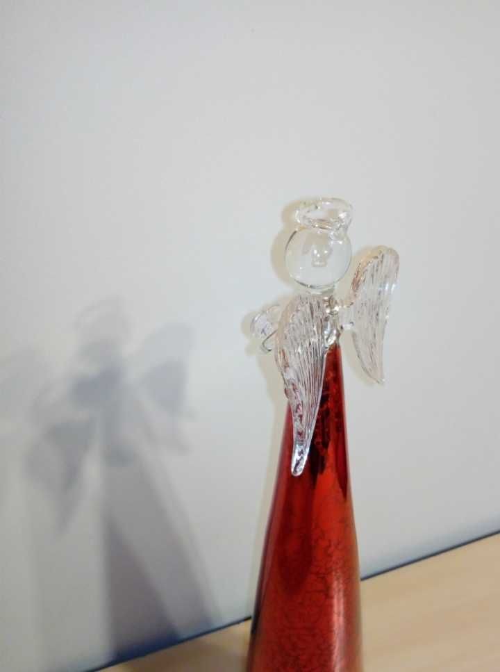 Anioł szklany - wys. 40 cm