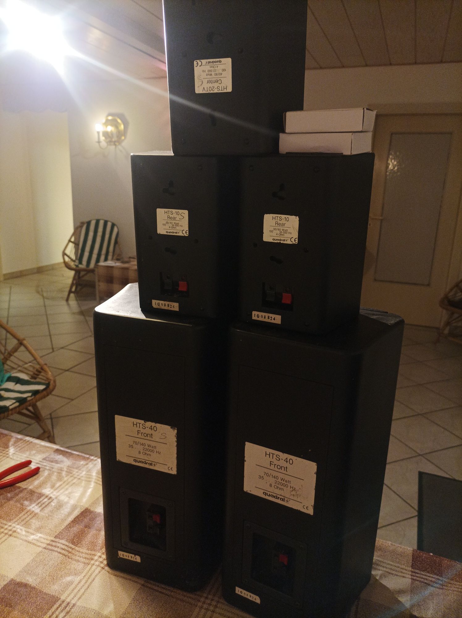 Kolumny QUADRAL HTS-40,HTS-10,HTS-20 TV