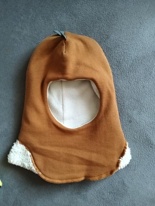 Зимняя Шапка-шлем Dino. Очень теплая