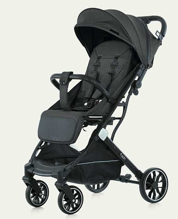 Прогулянкова коляска дитячий візочок BAMBI M 5727-1 Almost Black