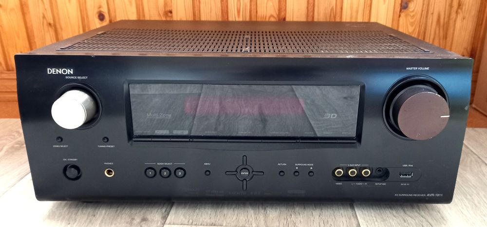 AV-RESIVER Denon AVR-1911 7.1×130w/HDMI/Optical/USB/zona2/4-16om