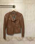 Кожаная куртка Massimo Dutti (массимо дутти) косуха, кожанка, курточка