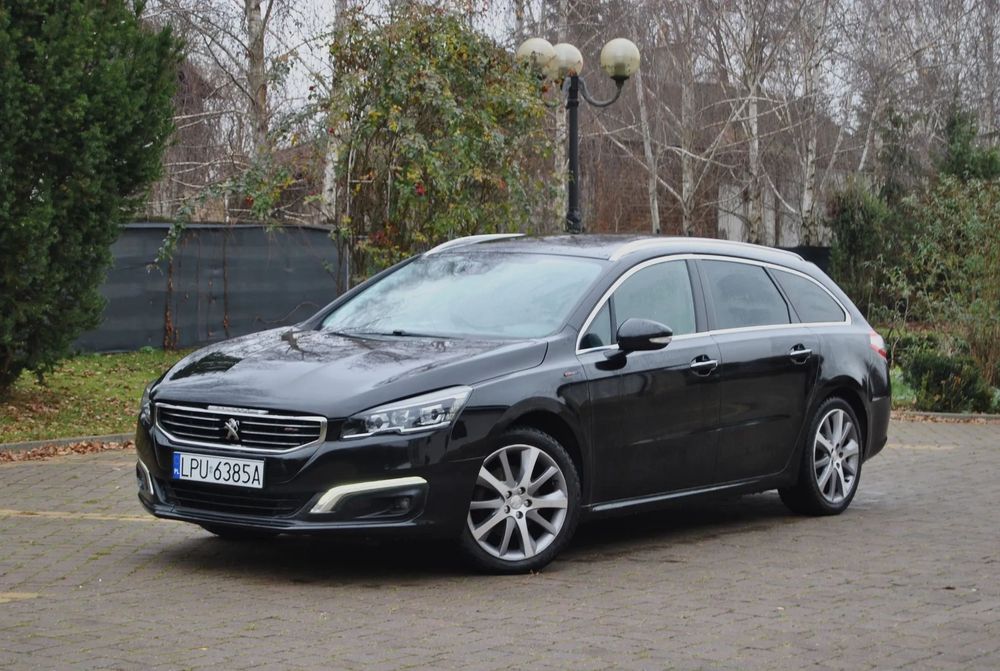 Peugeot 508 GWARANCJA, LIFT, 1. rej. 2015r, 2.0 HDI 150KM, GT-Line, Panorama, LED!