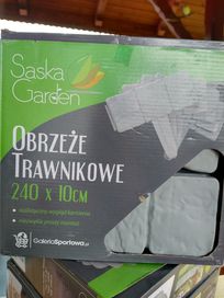 Obrzeże trawnikowe, palisada