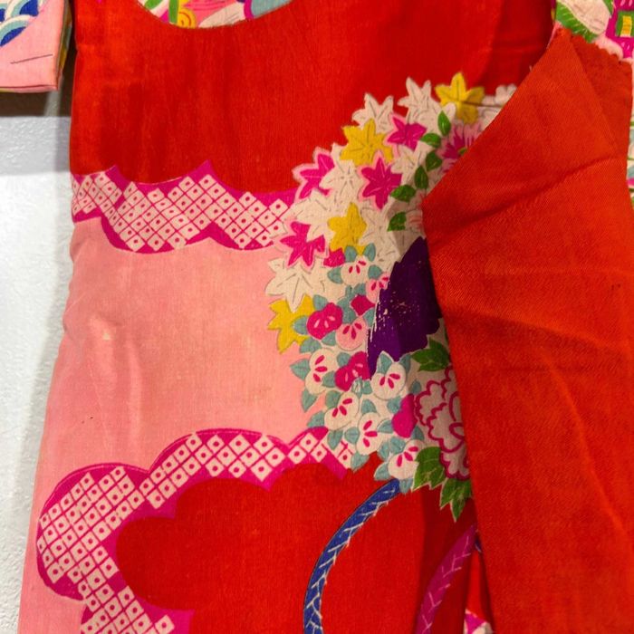 Kimono Japońskie Jedwabne Oryginalne Dziecięce