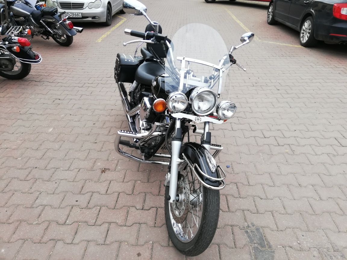 Reling błotnika Yamaha xvs Drag Star 125+ Orzełek na błotnik