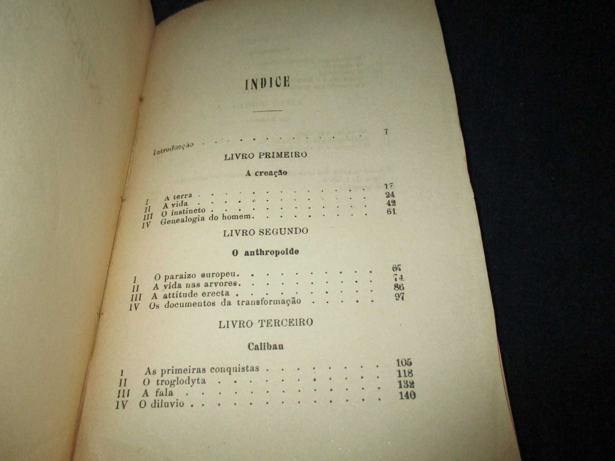 Livro Elementos de Antropologia Oliveira Martins Parceria Pereira 1924