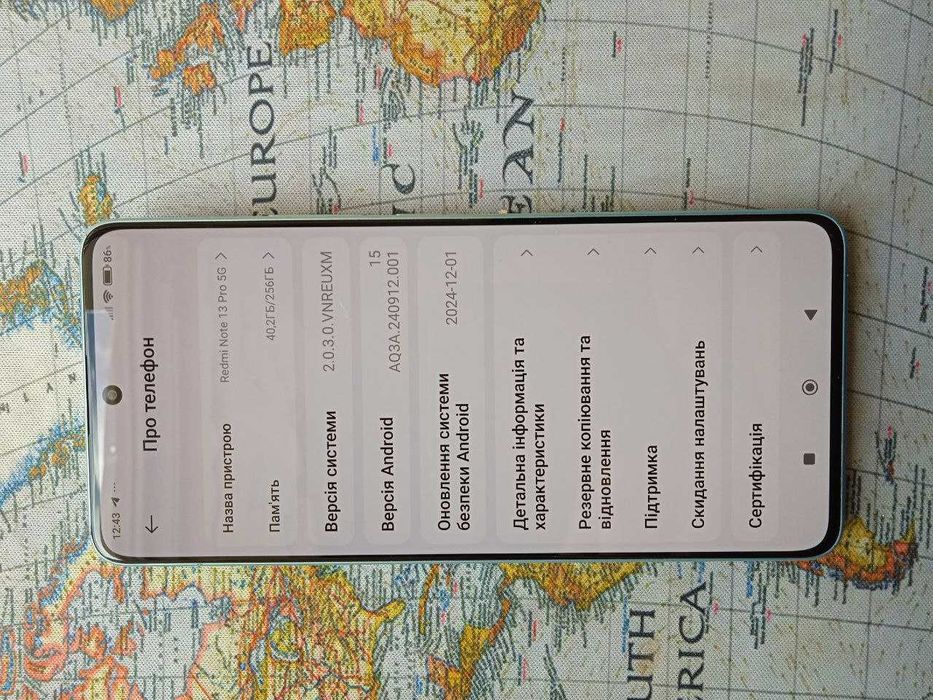 Redmi Note 13 Pro 5 G (256 Gb) Ocean Глобал !