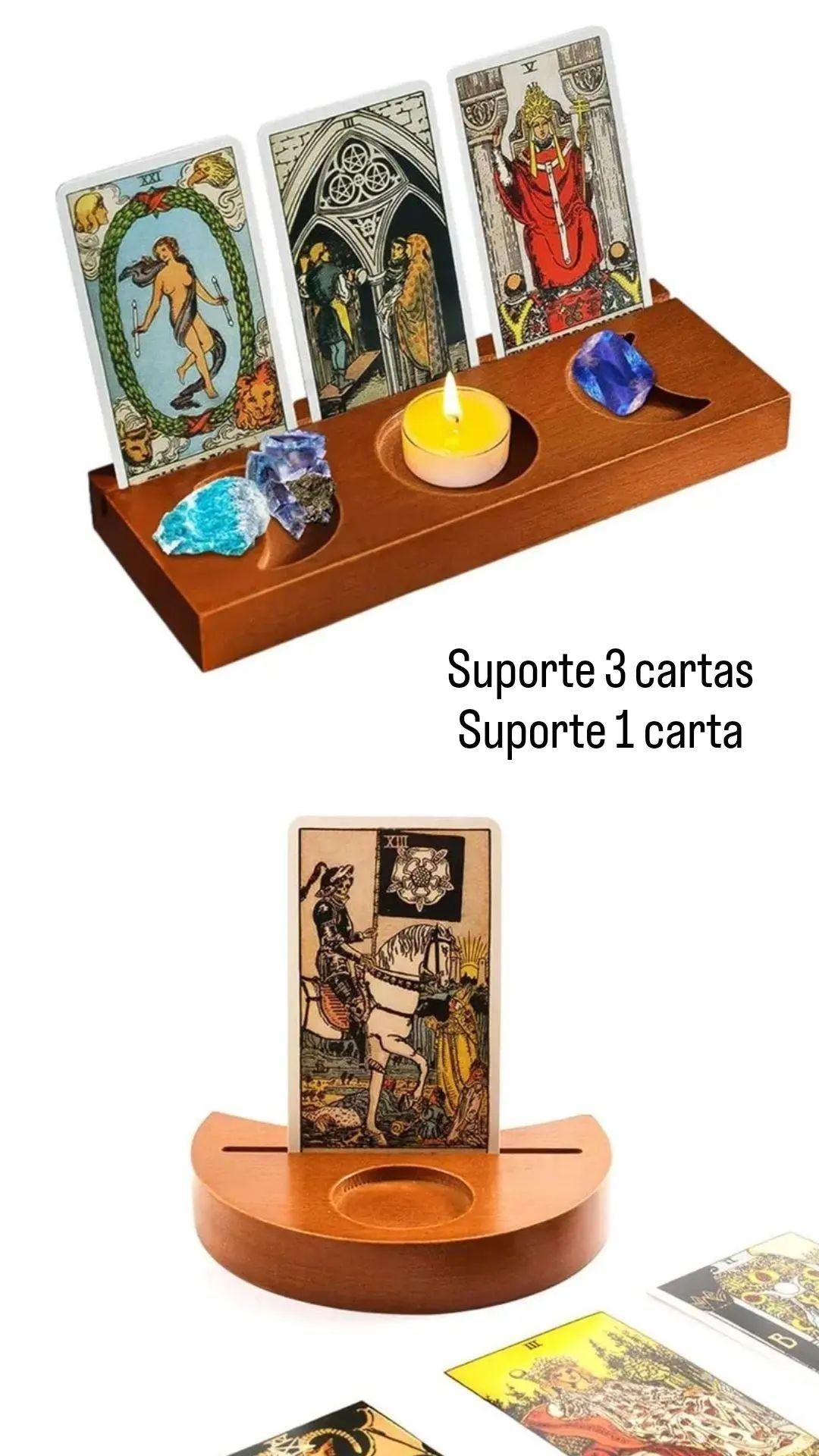 Suportes cartas e velas