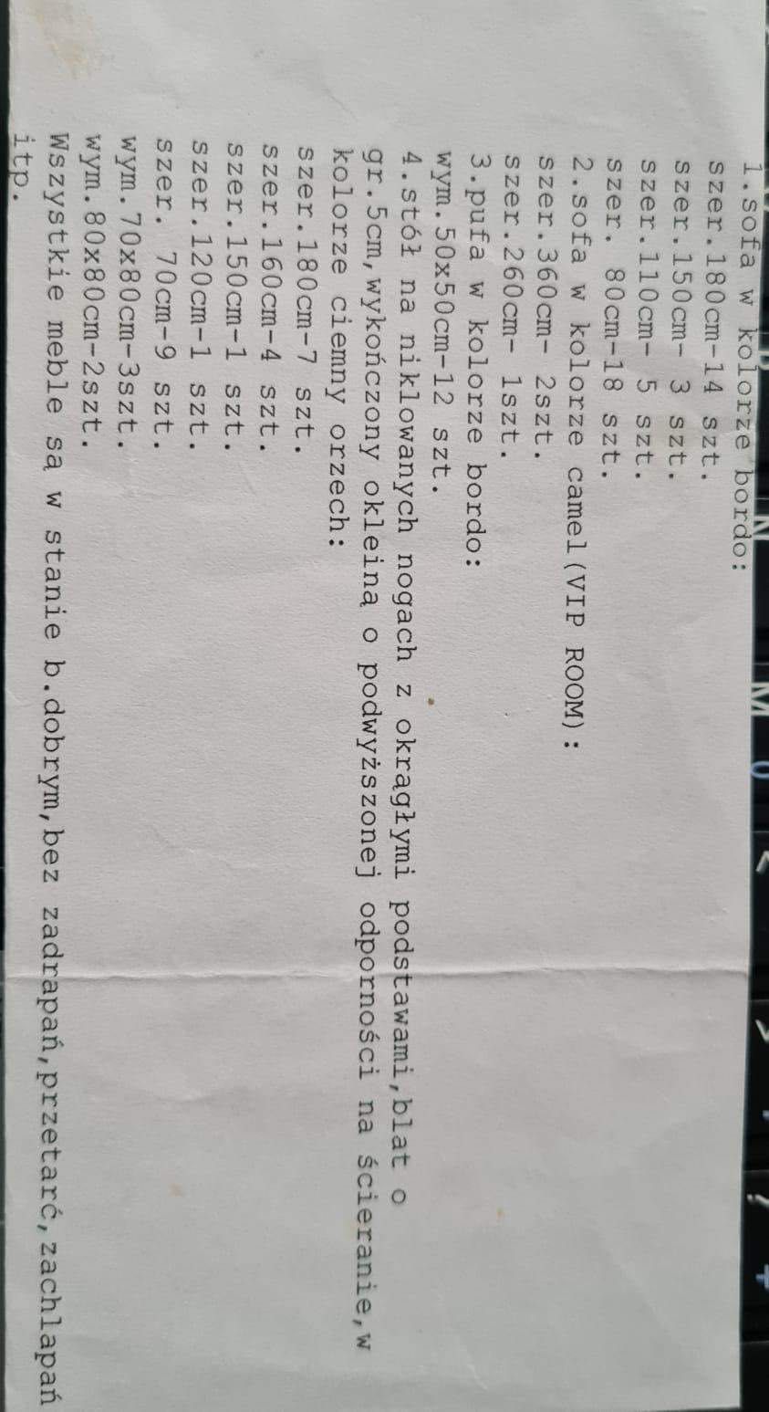 Meble, sofy, stoły, meble do restauracji/baru, komplet